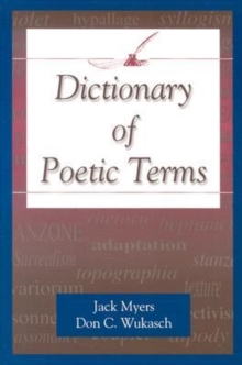 Image for Dictionary of poetic terms