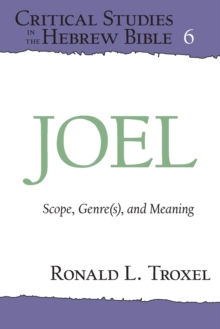 Joel: Scope, Genre(s), and Meaning