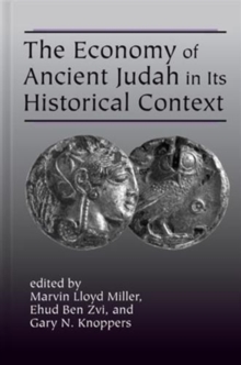 Image for The Economy of Ancient Judah in Its Historical Context