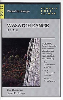 Image for Classic Rock Climbs No. 11 Wasatch Range, Utah
