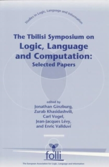 Image for The Tbilisi symposium on logic, language and computation  : selected papers