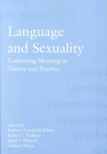 Image for Language and Sexuality