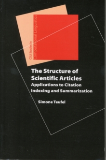 Structure of Scientific Articles