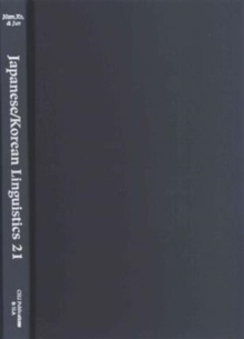 Japanese/Korean Linguistics, Volume 21