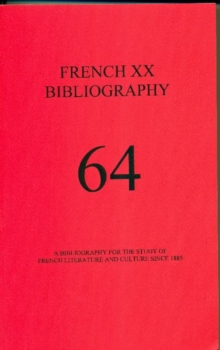 Image for French XX Bibliography: Issue 64