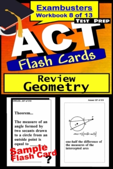 Image for ACT Test Prep Geometry Review--Exambusters Flash Cards--Workbook 8 of 13