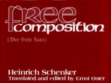 Free Composition (Set) - Vol. III of New Musical Theories and Fantasies Parts 1 and 2, set