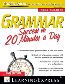 Image for Grammar success in 20 minutes a day.