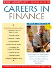 Image for The Harvard Business School Guide to Careers in Finance 2001