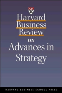 Image for "Harvard Business Review" on Advances in Strategy