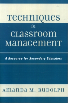 Image for Techniques in Classroom Management