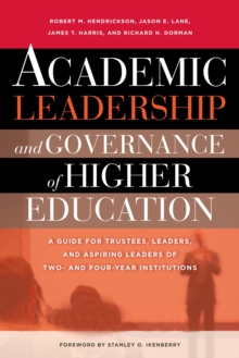 Image for Academic Leadership and Governance of Higher Education