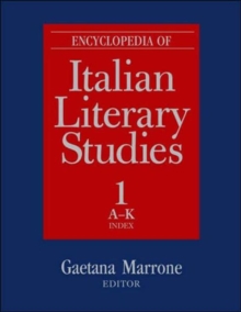 Image for Encyclopedia of Italian Literary Studies