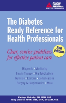 Image for The diabetes ready reference for health professionals