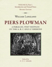 Image for Piers Plowman: A Parallel-Text Edition of the A, B, C and Z Versions