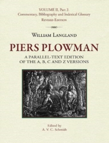 Image for Piers Plowman, a parallel-text edition of the A, B, C and Z versions