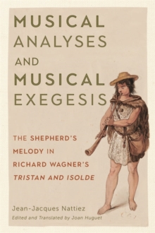Image for Musical Analyses and Musical Exegesis