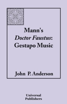 Image for Mann's Doctor Faustus