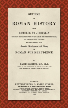 Image for Outline of Roman History from Romulus to Justinian (1890)