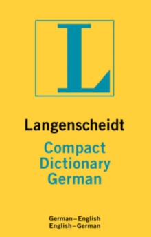 Image for German Langenscheidt Compact Dictionary