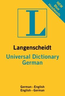 Image for Langenscheidt universal dictionary German  : German-English, English-German