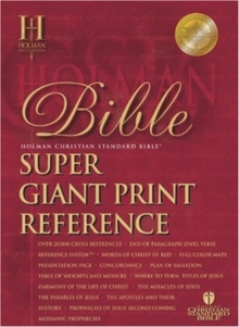 Image for HCSB Super Giant Print Reference Bible, Burgundy