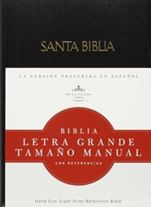 Image for RVR 1960 Biblia Letra Grande Tamano Manual, negro imitacion piel