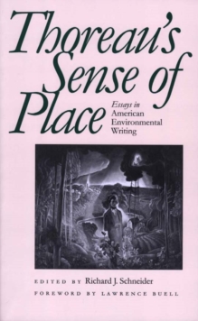 Image for Thoreau's Sense of Place: Essays in American Environmental Writing.
