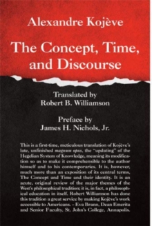 Image for The Concept, Time, and Discourse