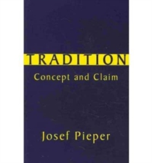 Image for Tradition – Concept and Claim