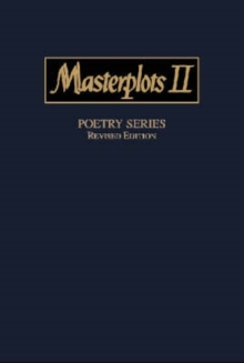 Image for Masterplots II  Poetry Series
