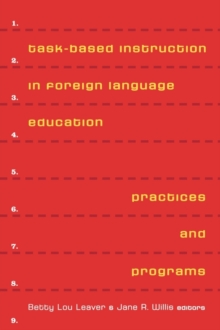 Image for Task-based instruction in foreign language education  : practices and programs