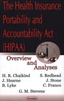 Image for Health Insurance Portability & Accountability Act (HIPAA)