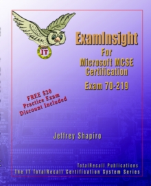 Image for ExamInsight for Microsoft Windows 2000 Directory Services Intrastructure Exam 70-219