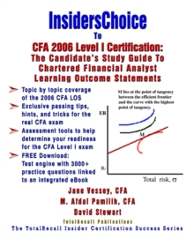 Image for InsidersChoice To CFA 2006 Level I Certification