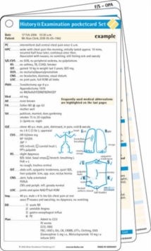 History and Examination Pocketcard Set