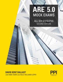 Image for PPI ARE 5.0 Mock Exams All Six Divisions, 2nd Edition - Practice Exams for Each NCARB 5.0 Exam Division