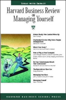 Image for "Harvard Business Review" on Managing Yourself