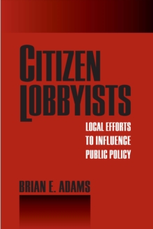Image for Citizen lobbyists: local efforts to influence public policy