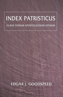 Image for Index Patristicus
