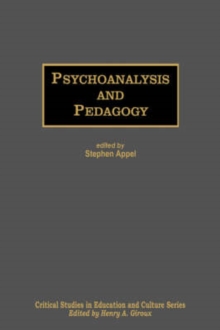 Image for Psychoanalysis and Pedagogy