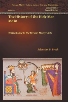 Image for The History of the Holy Mar Ma'in