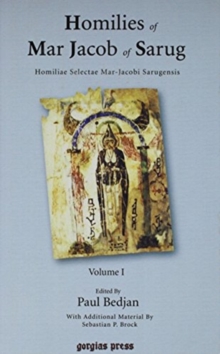 Image for Homilies of Mar Jacob of Sarug / Homiliae Selectae Mar-Jacobi Sarugensis (vol 1)