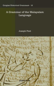 Grammar of the Malayalam Language