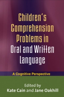 Image for Children's Comprehension Problems in Oral and Written Language