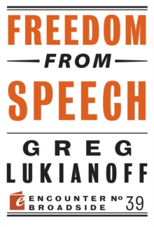 Image for Freedom from speech