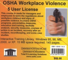 Image for OSHA Workplace Violence, 5 Users