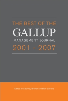 Best of the Gallup Management Journal 2001-2007
