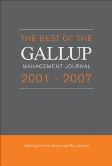 Image for Best of the Gallup Management Journal 2001-2007