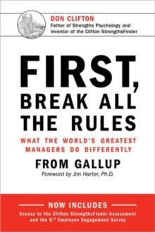 Image for First, Break All the Rules